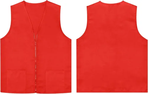Miniatura 5 de TopTie Chaleco de actividad voluntaria para adultos, uniforme de supermercado, ropa de trabajo
