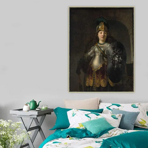 Miniatura 10 de Rembrandt - Kit de pintura de diamantes para adultos, 5D con taladro redondo completo, kit de pintura de diamantes para decoración del hogar
