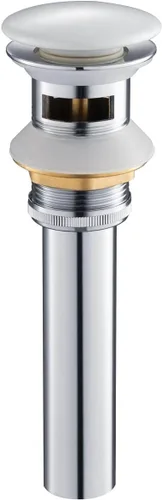 Miniatura 11 de KIBI Desagüe desplegable para fregadero de baño con desbordamiento (cubierta completa) Tapón de drenaje de tocador Drenaje duradero a prueba