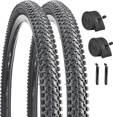 Paquete de 2 neumáticos de bicicleta de 24 pulgadas/26 x 1.95 pulgadas, 26 x 2.1 pulgadas, 20 x 2.125 pulgadas, 27.5 x 2.125 pulgadas, neumáticos de