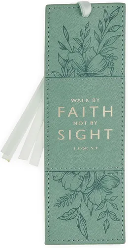 Miniatura 31 de Christian Art Gifts - Marcapáginas premium de piel sintética vegana con escritura bíblica para mujeres: Cuando ella habla - Proverbios 31:26, Marrón