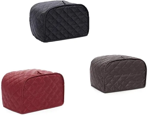 Miniatura 3 de Tostadora Aparato Cubierta de Poliéster Pan Tostadora Cubierta de Bakeware Protector de Polvo y Huellas Dactilares Protección Cuatro Rebanadas