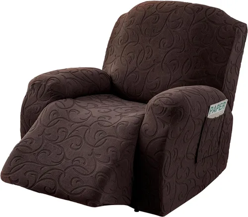 Miniatura 26 de Fundas para Sofá Reclinable Seccional Funda de Sofá para Sofá Reclinable de 3 Asientos, 5 Piezas Funda Elástica para Sofá de 3 Cojines Reclinable