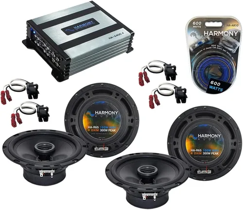 Harmony Audio HA-65 Compatible con Chevy Trailblazer 02-09 Car Stereo Rhythm Series 6.5 pulgadas de repuesto de 300 W, aleación HA-A400.4 altavoz de