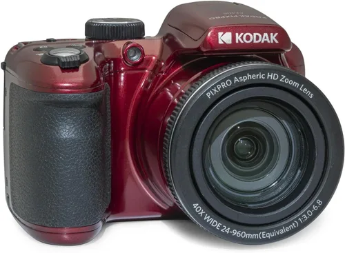 Miniatura 4 de Kodak Pixpro AZ405 Cámara digital (AZ405RD) El paquete incluye: tarjeta de memoria de 64 GB, baterías recargables, funda, correa para el cuello