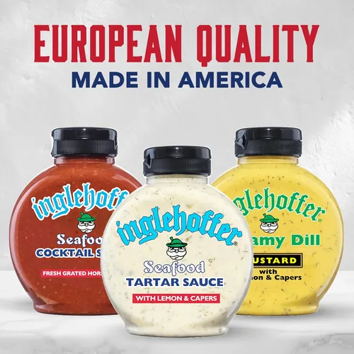 Miniatura 7 de Inglehoffer Paquete variado de condimentos, salsa de cóctel de mariscos, salsa tártara de mariscos y mostaza cremosa de eneldo (paquete de 3)