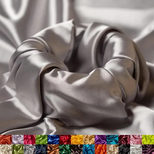 Miniatura 33 de Ice Fabrics The Yard - Tela de satén elástica Charmeuse de 58/60 pulgadas de ancho, sedosa y suave para coser ropa, vestidos, vestidos de noche