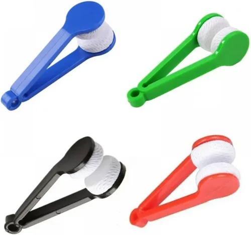 Swipes Micro-Wipes - Juego de 4 lentes para limpiar lentes de sol, para leer todo tipo de lentes (color surtido)