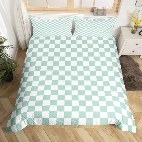 Miniatura 22 de Manfei Juego de ropa de cama de silueta de ciervo, tamaño individual, funda de edredón con patrón de flechas y cuernos con 1 funda de almohada