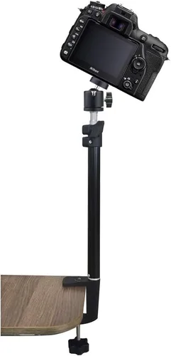 Miniatura 9 de Soporte de escritorio - Soporte de escritorio ajustable para cámara de 12.0-19.5 pulgadas con cabeza de bola giratoria de 360° y punta de tornillo