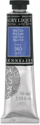 Miniatura 111 de Sennelier Acrílico para artistas extrafinos, 2.0 fl oz, luz verde cromo S3