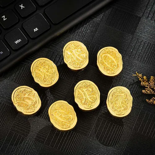 Miniatura 6 de Sello de cera inicial del alfabeto D, sello de cera de sellado de letras vintage con cabeza de latón extraíble y mango de madera, para invitación