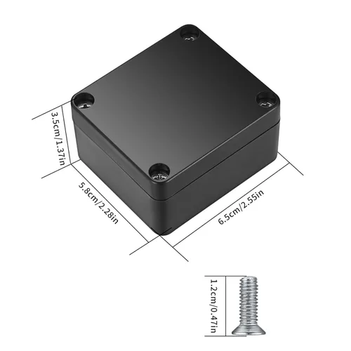 Miniatura 2 de Caja de Proyecto, 2 Piezas Caja de Conexiones Eléctricas, IP65 Carcasa de Proyecto Eléctrico Impermeable, Cajas Eléctricas de Exterior de Plástico