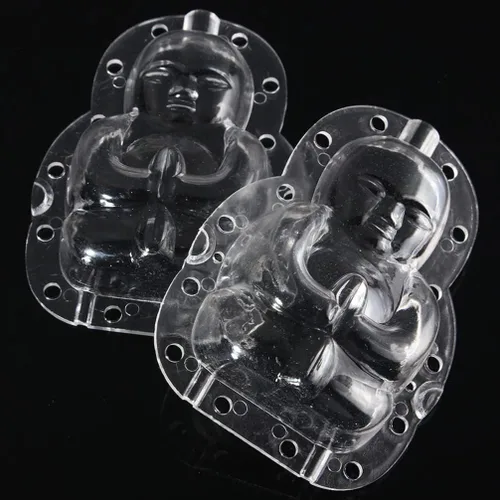 Miniatura 4 de GANAZONO Buddha Fruit 4.92 x 3.74 x 2.36 pulgadas transparente PC material moldeador herramienta para jardín frutas verduras cultivo diversión