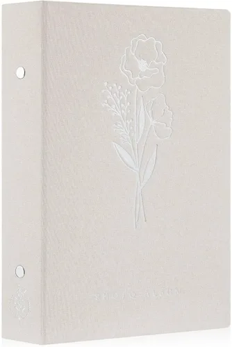 Miniatura 9 de Lanpn - Álbum de fotos autoadhesivo de lino, 40 páginas, álbum de fotos para manualidades, páginas adhesivas magnéticas, contiene fotos de 4 x 6, 7