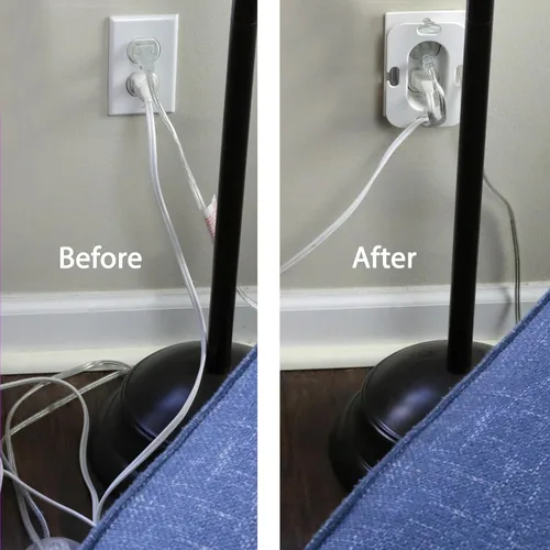 Miniatura 2 de Cord Minder Organizador para electrodomésticos, cables de carga, encimeras y escritorios, enrollador y envoltura de cables eléctricos, cubiertas