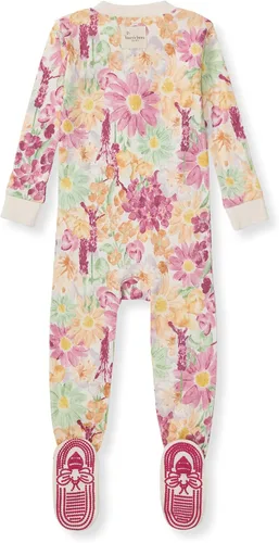 Miniatura 44 de Burt's Bees Baby Pijama para bebé niña, 100% algodón orgánico, pijama de una pieza, overol diagonal con cremallera, ajuste cómodo