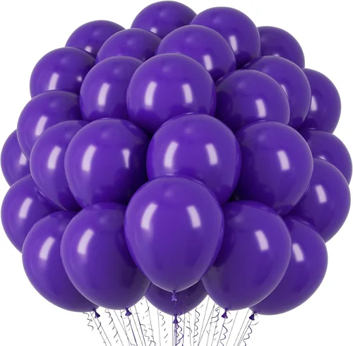 Miniatura 73 de Voircoloria - Globos azul bebé claro, paquete de 66 globos de 12 pulgadas de látex para fiestas para niños y niñas, para cumpleaños, baby shower, 16
