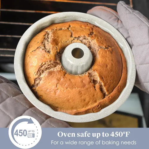 Miniatura 5 de Juego de ollas y sartenes antiadherentes, utensilios de cocina de granito + utensilios para hornear con horno holandés, sartenes, cacerola, sartén