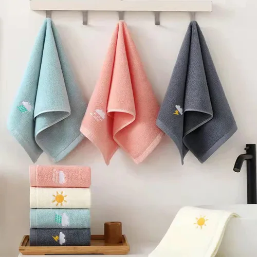 Miniatura 2 de Lchkrep Juego de 4 toallas de mano, 100% algodón, toallas de mano para baño, cara, cocina, gimnasio y spa, toallas de mano ultrasuaves y altamente