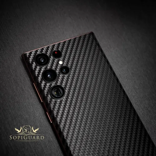 Miniatura 5 de SopiGuard Adhesivo para Samsung S22 Ultra Precision de borde a borde para panel trasero (negro)