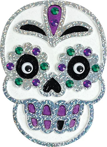 Miniatura 10 de Creativity for Kids Kit de arte para ventana de Halloween Crea 7 atrapasoles espeluznantes con pintura, diamantes de imitación y ojos ondulantes