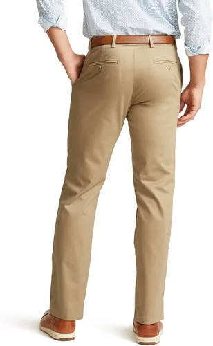 Miniatura 3 de Dockers Signature Lux Pantalones elásticos de algodón para hombre, ajuste recto, caqui.