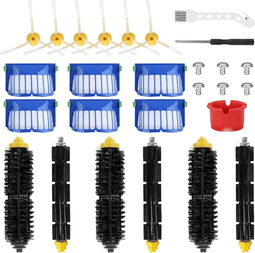 21 piezas de accesorios para robot Roomba 692 694 536 551 552 564 585 589 595 614 618 620 650 651 660 665 680 690 robot aspirador, piezas de