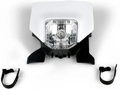 Faro delantero de motocicleta compatible con Husqvarna TE 150i 250i 300i FE 250 350 450 501 2020 año (negro)