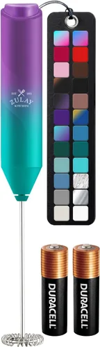 Miniatura 21 de Zulay Kitchen - Batidor eléctrico de mano para café, lattes, capuchinos, matcha y chocolate caliente, mezclador portátil para bebidas, accesorio
