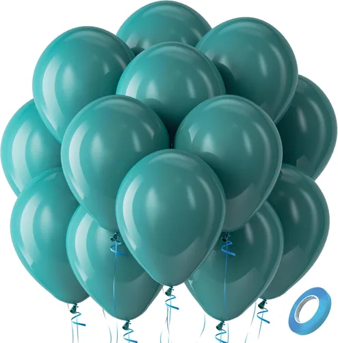 Miniatura 113 de Bezente - Globos de 12 pulgadas de látex con confeti para bodas, graduaciones, despedidas de soltera y cumpleaños, aptos para helio, dorado, 60