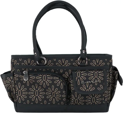 Miniatura 11 de Everything Mary Junior Deluxe Store & Tote Organizer - Bolso negro para manualidades con asas, organizador de almacenamiento plegable para álbumes