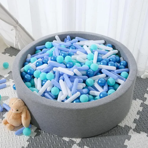 Miniatura 6 de Bolas para piscina de bolas STARBOLO para niños - Paquete de 150, 200, 500 bolas de piscina de bolas coloridas a prueba de aplastamiento de plástico