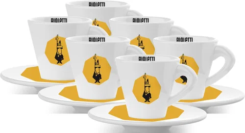 Miniatura 6 de Bialetti Tazas Taza de café de porcelana, color blanco