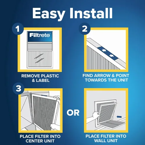 Miniatura 3 de Filtrete - Filtro de aire para aire acondicionado y calefactor, 16 x 25 x 1 pulgadas, MERV 14, MPR 2500, alérgenos de alto rendimiento premium
