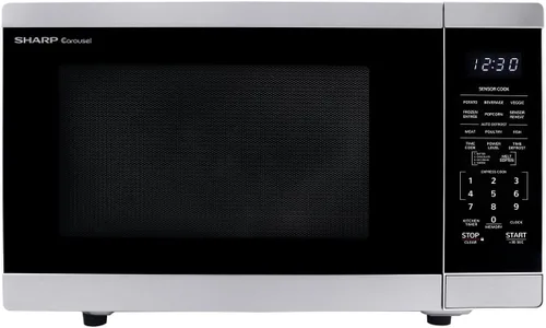 Miniatura 17 de SHARP Horno microondas para encimera con plato giratorio extraíble de 12.4 pulgadas, 1100 vatios, 1.4 pies cúbicos, color negro