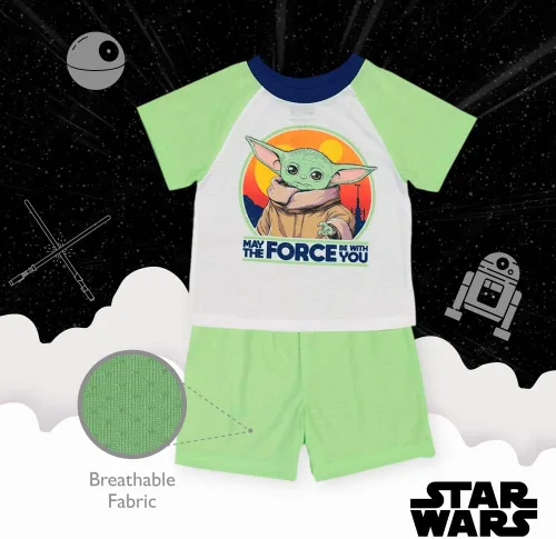 Miniatura 5 de STAR WARS Boys' 3-Piece Loose-fit Pajamas Set