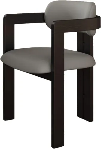 Miniatura 33 de Juego de sillas de comedor de madera, sillas de comedor modernas, silla de cocina tapizada, silla auxiliar de granja con brazos, para sala de estar