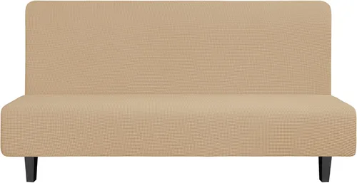 Miniatura 25 de Easy-Going - Funda elástica para futón, cubierta para sofá cama sin brazos, protector de muebles sin reposabrazos con parte inferior elástica