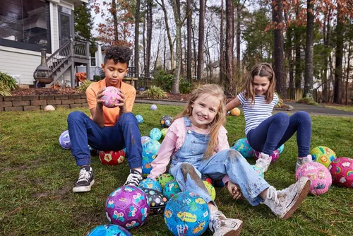 Miniatura 4 de Crocodile Creek Balón de fútbol – Pelota de goma inflable para niños a partir de 4 años – para deportes de interior y exterior – sin PVC