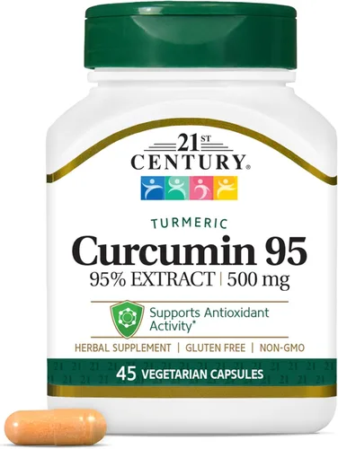 21st Century Curcumina 95 suplementos herbarios, 45 unidades (22757)