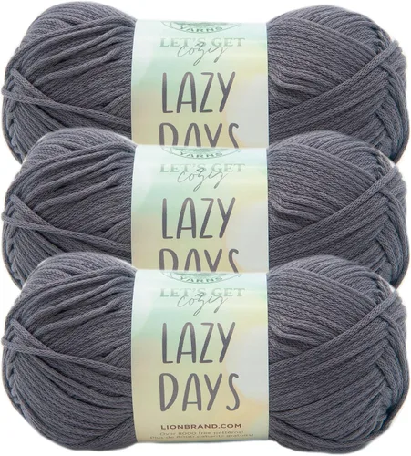 Miniatura 17 de Lion Brand Lazy Days - Ovillo de lana para principiantes, para tejer, ganchillo y manualidades, color Bluebell, 1 unidad