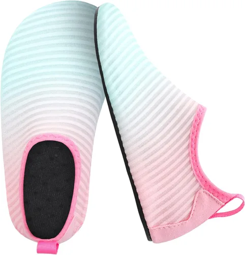 Miniatura 5 de Joinfree - Zapatos acuáticos de natación para niños y niñas, calcetines acuáticos de secado rápido, zapatos con sensación de pies descalzos