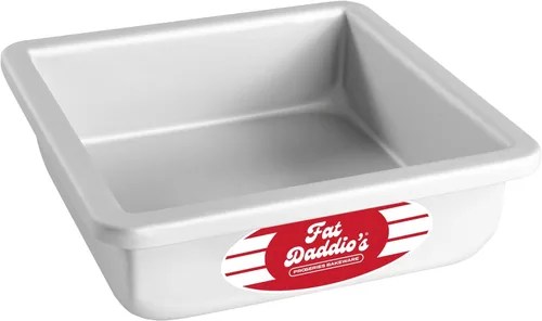 Miniatura 9 de Fat Daddio's PSQ-442 - Molde cuadrado de aluminio anodizado para tartas, 4 x 2 pulgadas