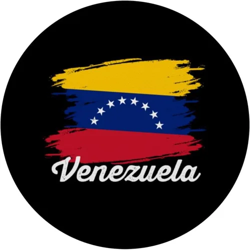Miniatura 3 de Cool Venezuela Vintage Flag Venezuelan Pride Roots Travel PopSockets Standard PopGrip