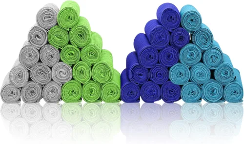 Miniatura 15 de Paquete de 40 toallas de enfriamiento de 40 x 12 pulgadas, toallas frescas a granel de 5.64 oz/m², suaves, transpirables, superabsorbentes, toalla