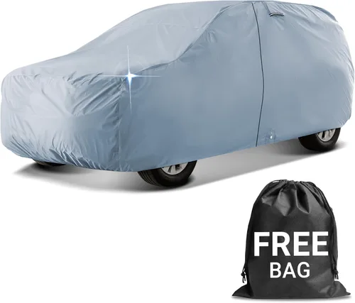 Miniatura 10 de iCarCover Funda de coche personalizada para Kia Rio Hatchback (2016-2023), impermeable, para todo tipo de clima, lluvia, nieve, UV, protector solar