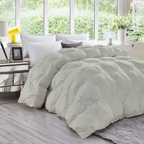 Miniatura 33 de Premium Collection - Edredón alternativo de diamante de 1600 hilos, tamaño individual XL, 68 x 92 pulgadas, 1 pieza para todas las estaciones
