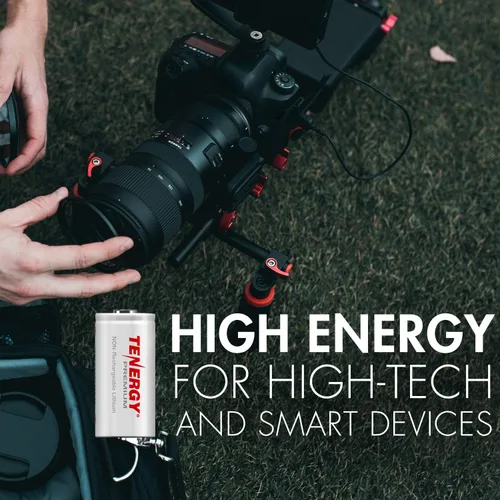 Miniatura 2 de Tenergy Paquete de 12 baterías de litio CR123A de 3 V no recargables, 1600 mAh para cámaras Arlo, baterías de litio fotográficas, cámaras