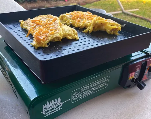 Miniatura 5 de King Kooker Mr. Outdoors Cookout Modelo # MOC13S Estufa de butano individual con bolsa de transporte, verde, grande